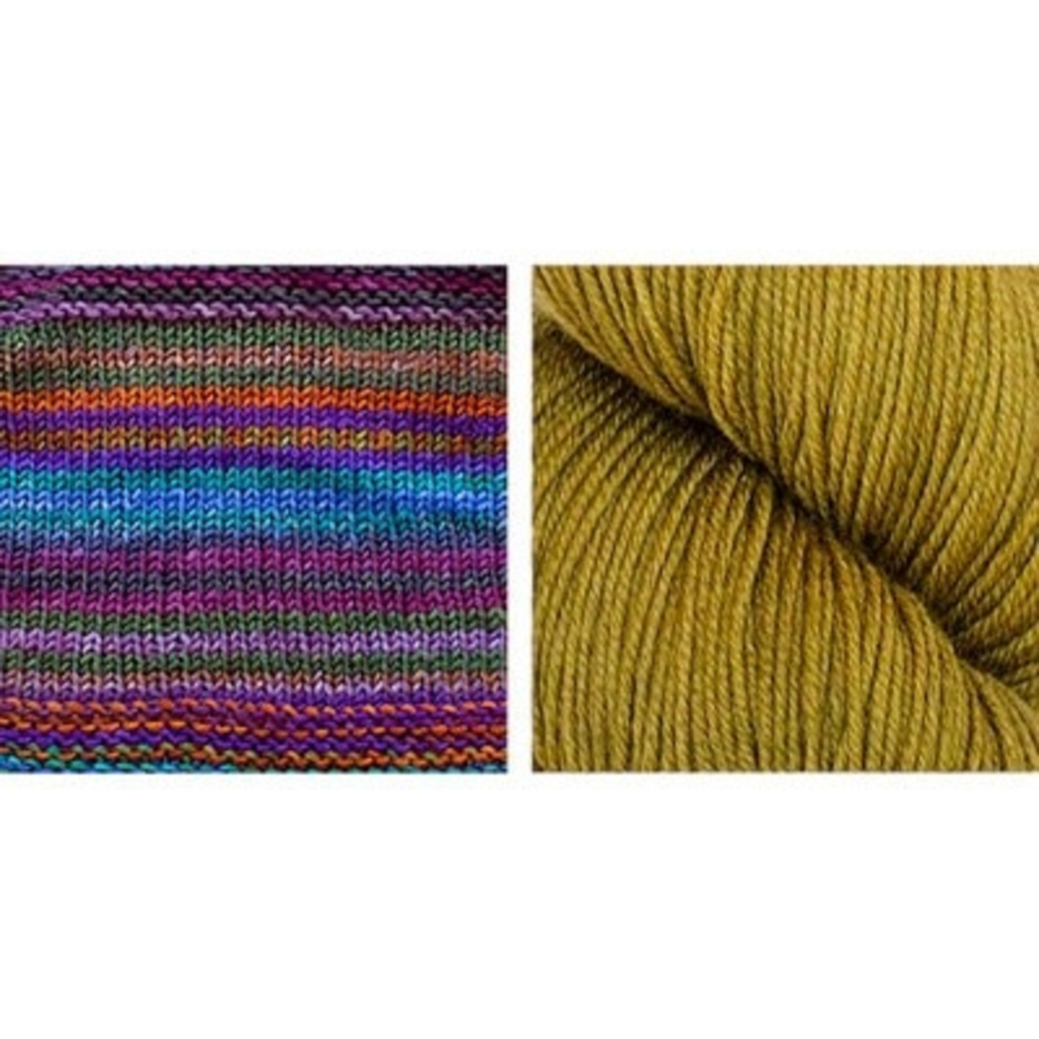 Butterfly (Papillon) Shawl Kit in Urth Uneek & Harvest Fingering