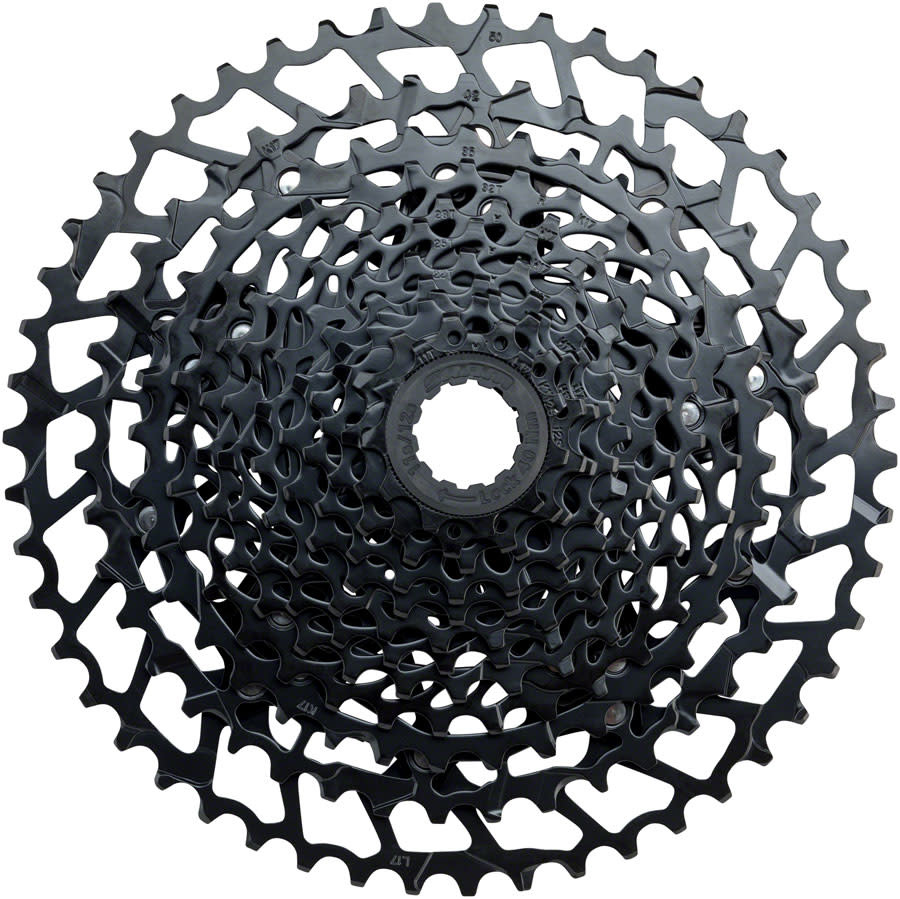SRAM NX Eagle PG-1230 Cassette - 12 Speed, 11-50t, Black - Two