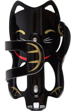 PDW Portland Design Works Lucky Cat Water Bottle Cage: Black Cat