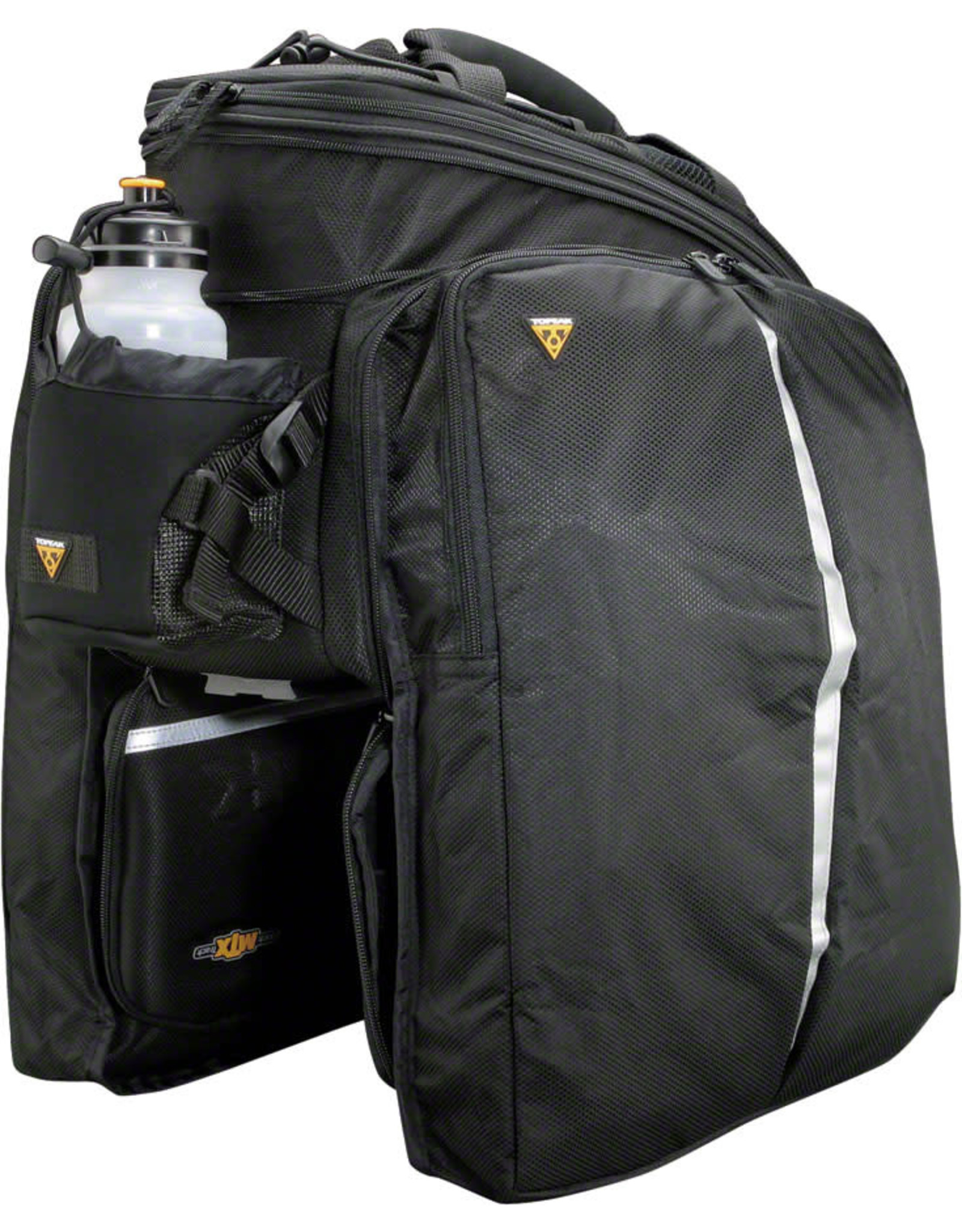 Topeak Topeak MTX TrunkBag DXP Rack Bag with Expandable Panniers: 22.6 Liter, Black