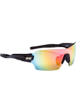 Optic Nerve Optic Nerve Sunglasses: Vapor Shiny Black w/ Black Tips IC