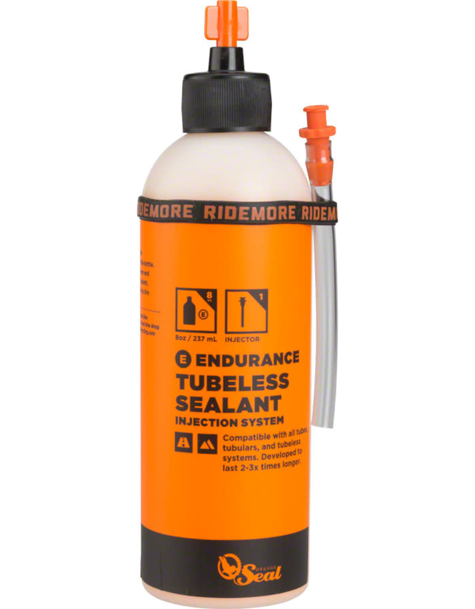 Orange Seal C: Orange Seal Endurance Tubeless Tire Sealant with Twist Lock Applicator - 8oz