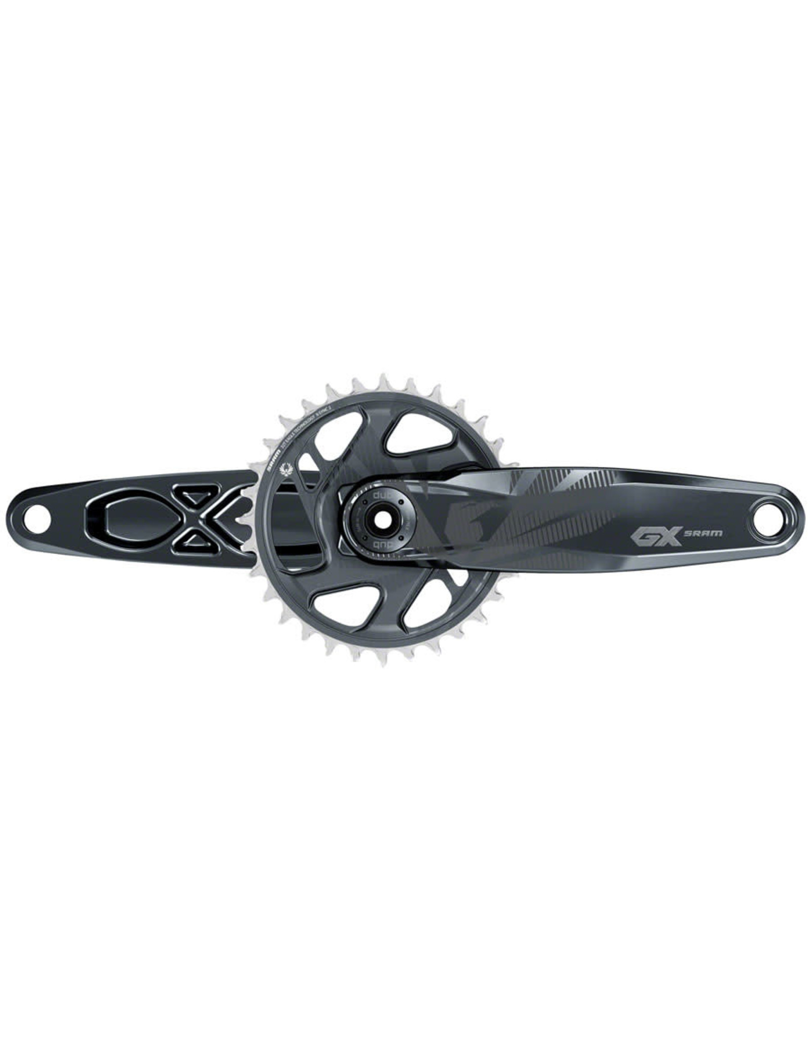 SRAM SRAM GX Eagle Boost Crankset - 170mm, 12-Speed, 32t, Direct Mount, DUB Spindle Interface, Lunar, 52mm Chainline