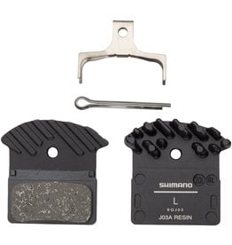 Shimano Shimano J03A Resin Disc Brake Pad - Resin, Finned, Fits XTR BR-M9000, XT BR-M8100/BR-M8000, SLX BR-M7100, Deore BR-M6000, and BR-RS785