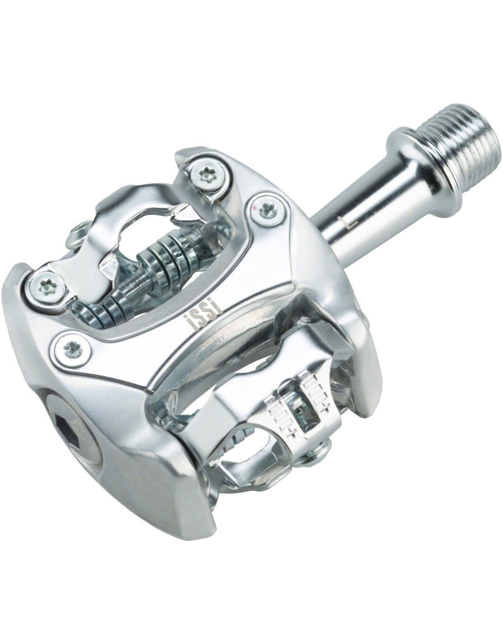 iSSi iSSi Flash II Pedals - Dual Sided Clipless, Aluminum, 9/16", Silver