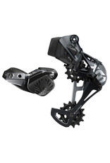 SRAM SRAM X01 Eagle AXS Upgrade Kit - Rear Derailleur for 10-52t, Battery, Eagle AXS 2-Button Controller w/ Clamp, Charger/Cord, Lunar Black