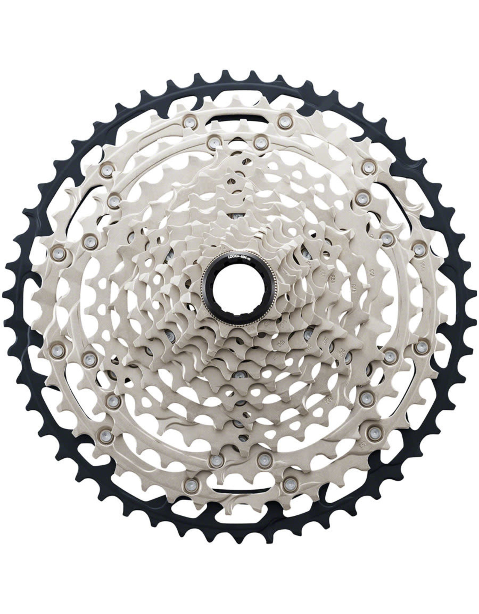 Shimano Shimano SLX CS-M7100 Cassette - 12-Speed, 10-51t, Silver/Black, Micro Spline