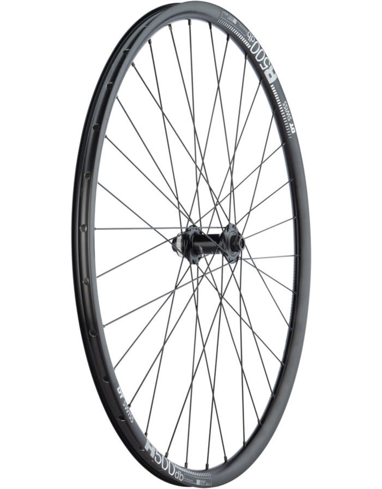 Quality Wheels Shimano RS505/DT Swiss R500 Disc - 700, 12 x 100mm, Center-Lock, Black, Front Wheel