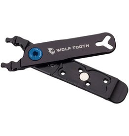 Wolf Tooth Wolf Tooth Masterlink Combo Pack Pliers, Black w/ Blue Bolt
