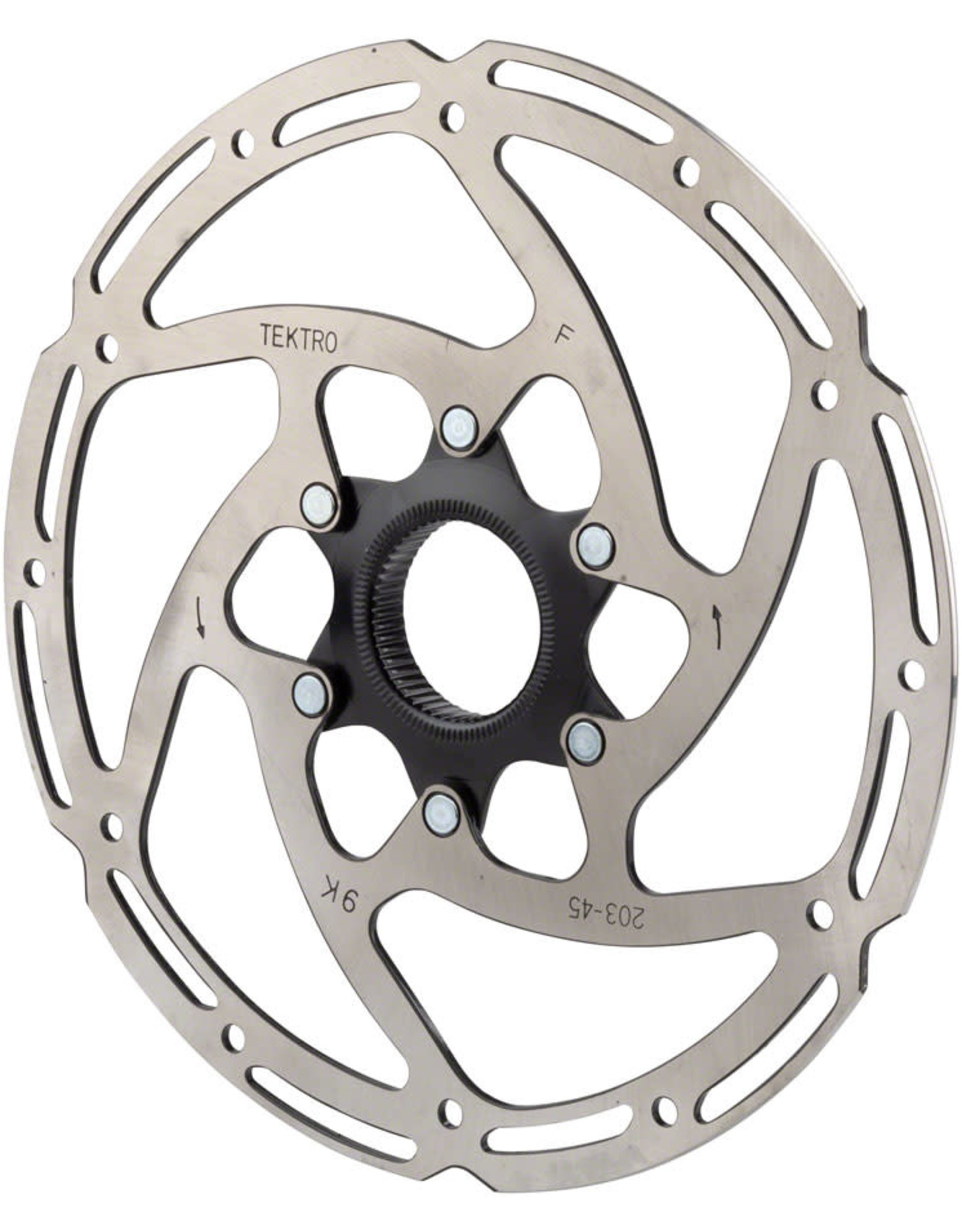 Tektro Tektro TR203-45 Disc Brake Rotor - 203mm, Center-Lock, 2.3mm  Thickness, Silver