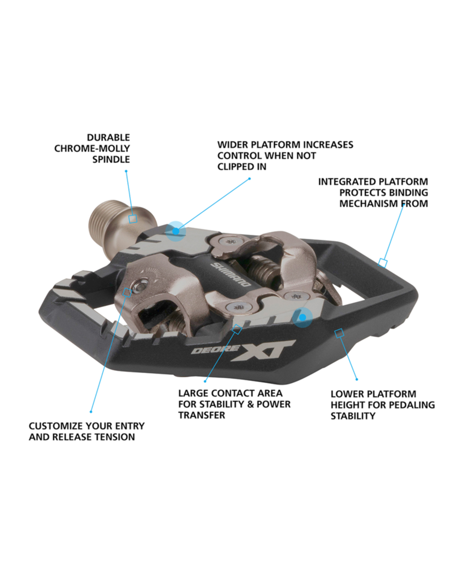 Shimano Shimano PD-M8120 Deore XT Pedals, w/ Cleat (SM-SH51)