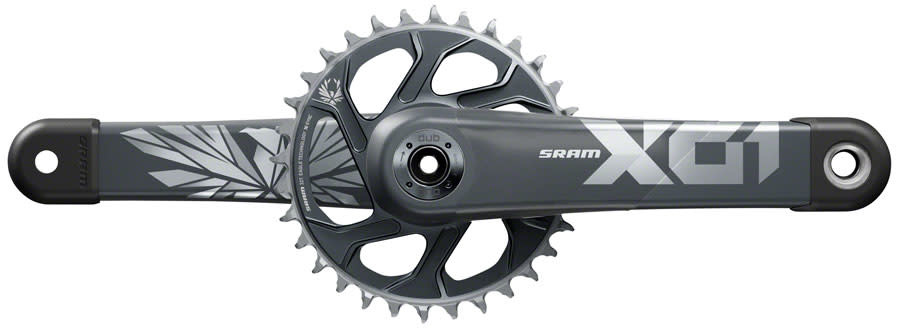 SRAM X01 Eagle Boost Crankset - 170mm, 12-Speed, 32t, Direct Mount, DUB  Spindle Interface, Lunar/Polar