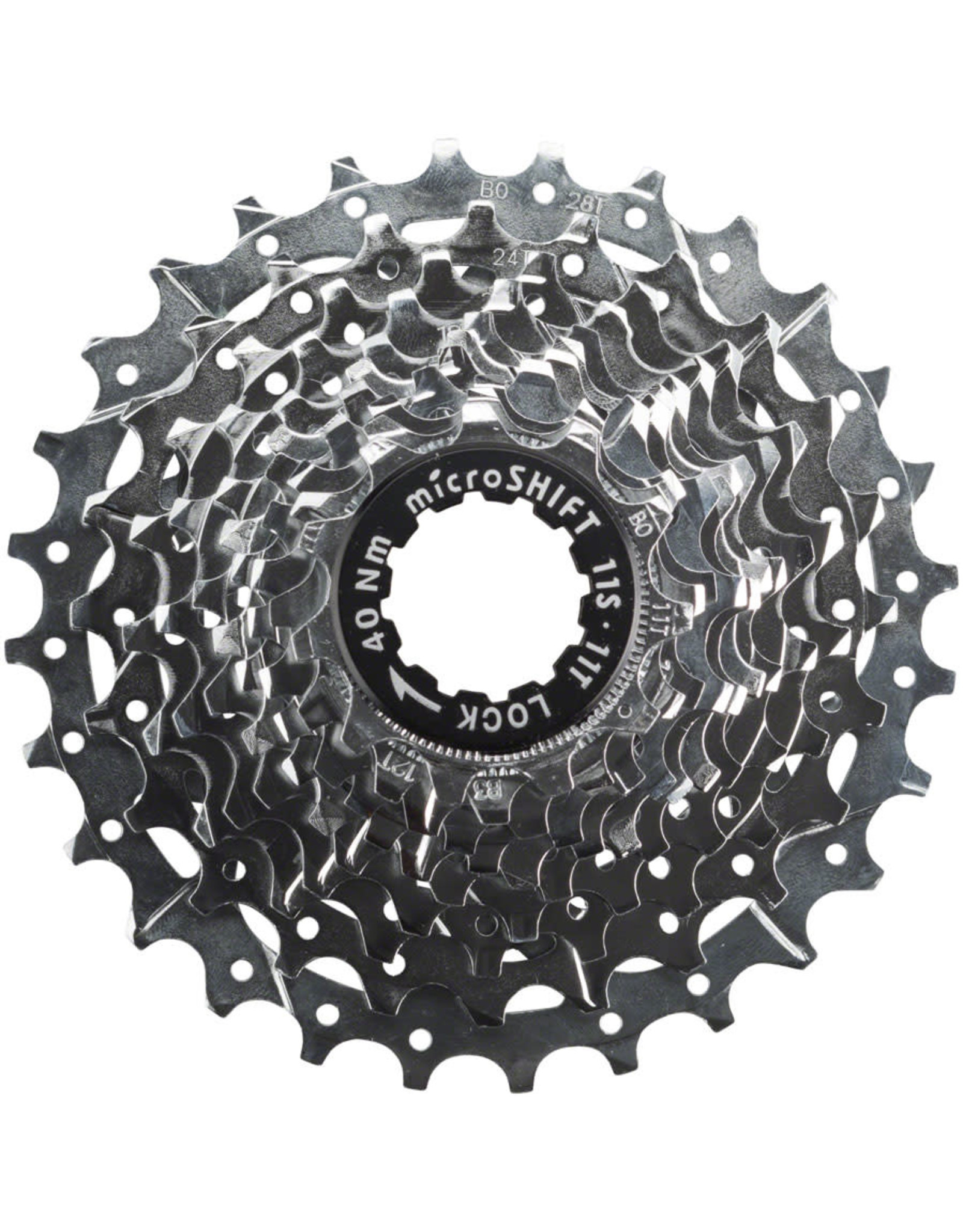 microSHIFT microSHIFT H11 Cassette - 11 Speed, 11-25t, Chrome Plated