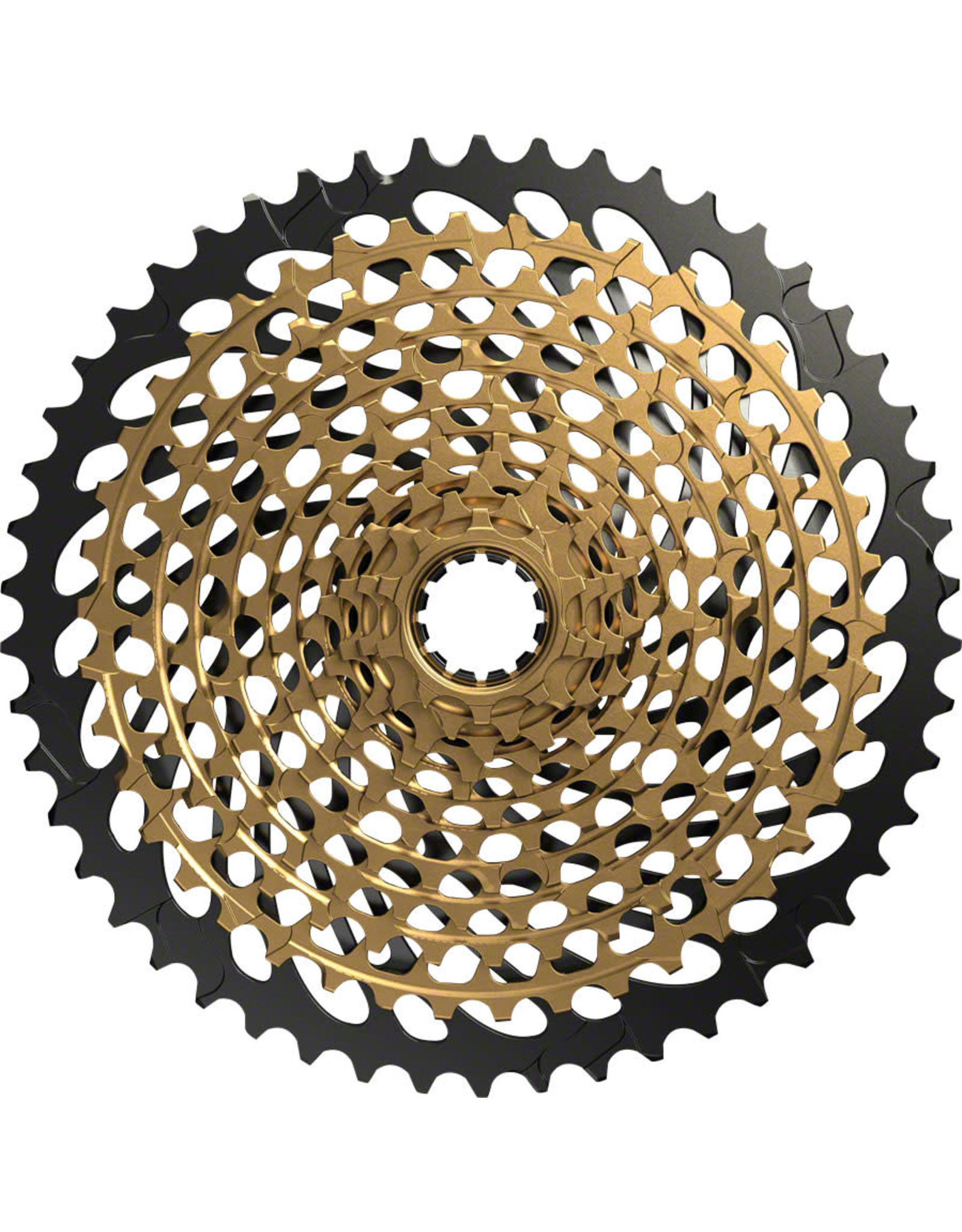 SRAM XX1 Eagle XG-1299 Cassette 12 Speed, 10-50t, Gold/Black, For XD Driver Body - Two Hoosiers Cyclery, LLC