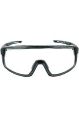 Optic Nerve Optic Nerve Fixie Max Sunglasses - Matte Black w/ Aluminum Lens Rim w/ Photochromic Lens