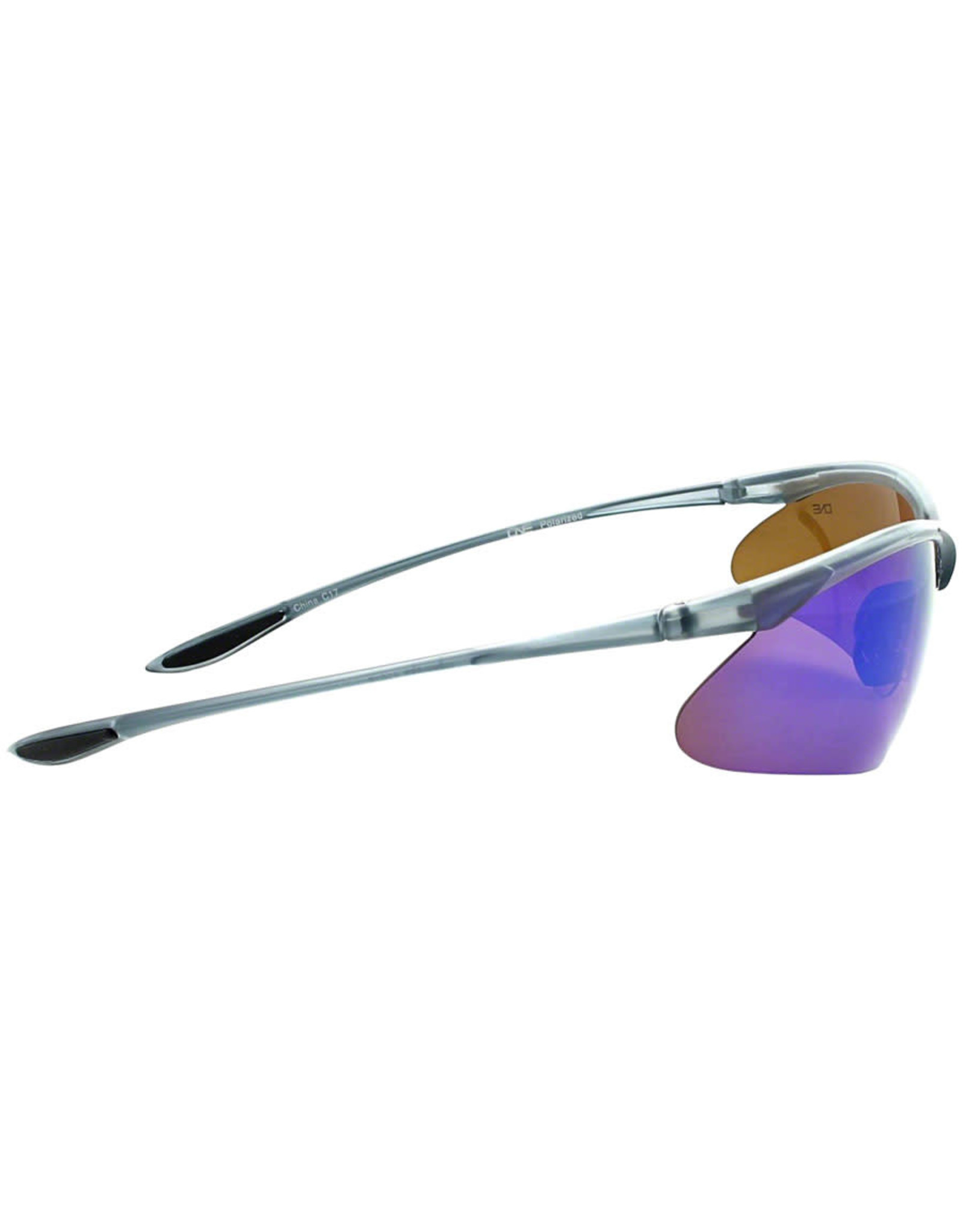 Optic Nerve ONE Tightrope Polarized Sunglasses - Matte Carbon Rim w/ Brown Lens w/ Blue Mirror