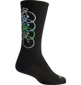 SockGuy SockGuy Wool Stacked Socks - 6 inch Black