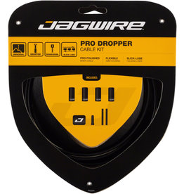 Jagwire Jagwire Pro Dropper Cable Kit with 3mm Housing and Polished Cables, Black