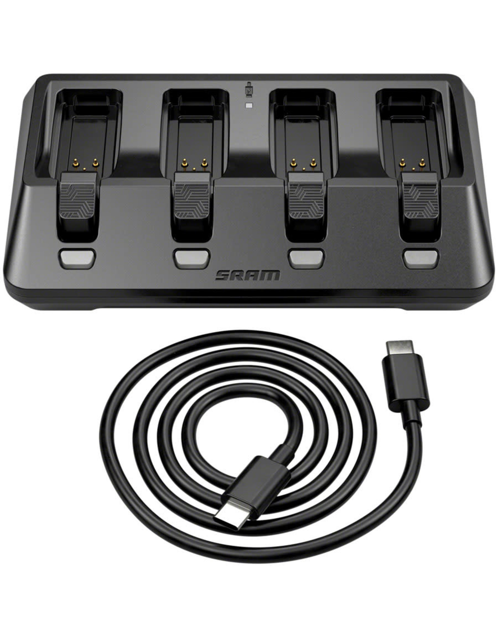 SRAM SRAM AXS eTap 4-Port Battery Base Charger - Includes USB-C Cord  (Batteries not included)