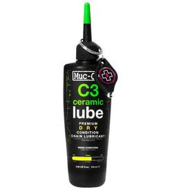 Muc-Off Muc-Off C3 Dry Ceramic Bike Chain Lube - 120ml, Drip