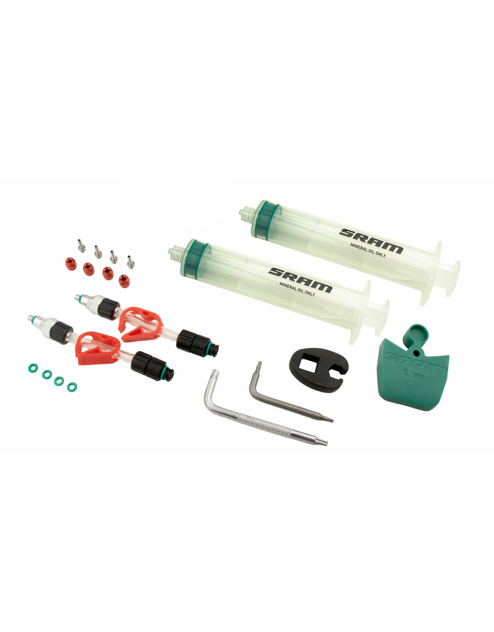 Sram Pro Brake Bleed Kit Includes 2 Syringesfittings Bleed Blocks Torx Tool Crowfoot 