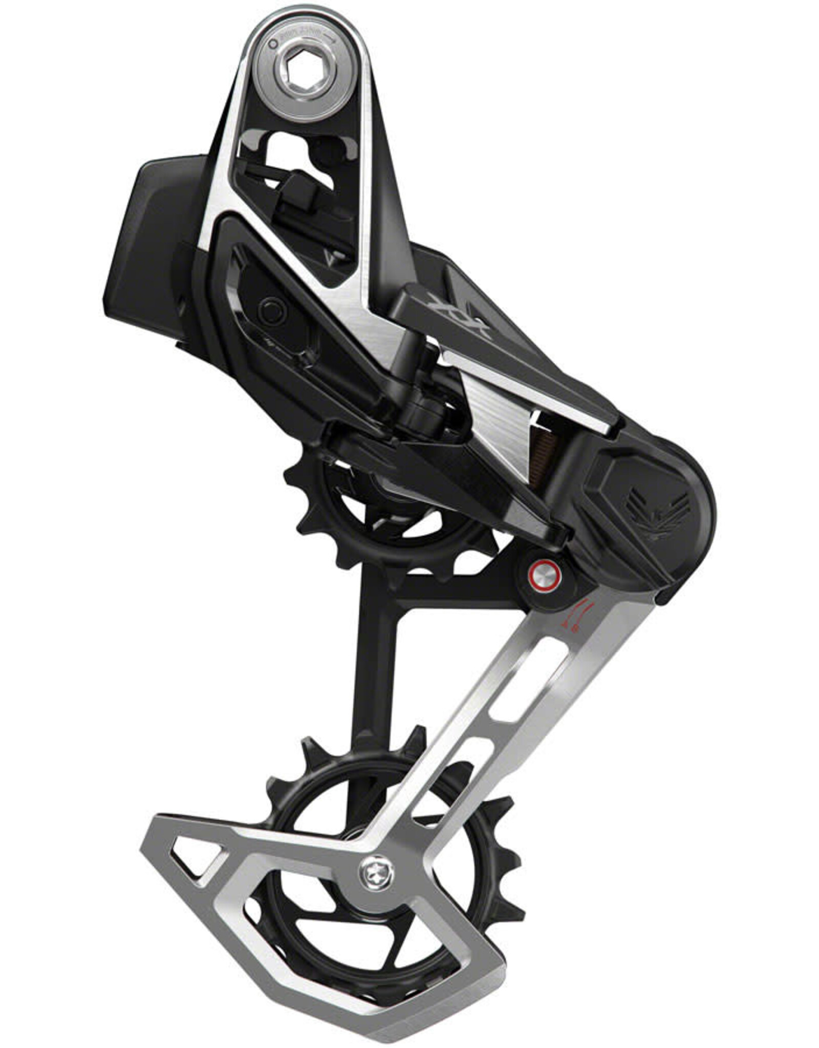 SRAM SRAM XX Eagle T-Type AXS Rear Derailleur - 12-Speed, 52t Max, (Battery Not Included), Wheel Axle Mount, Aluminum Cage, Black/Silver