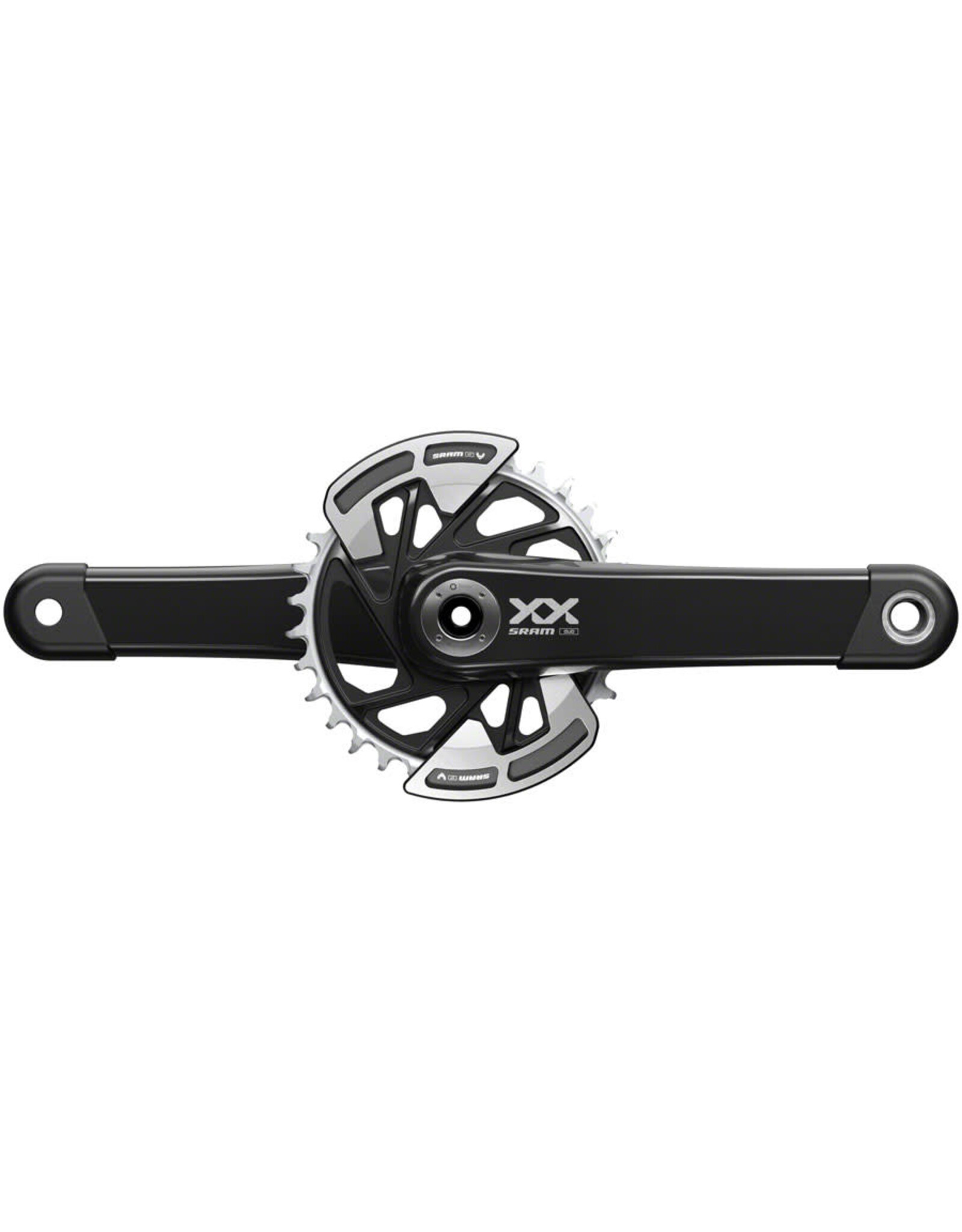 SRAM SRAM XX Eagle T-Type Wide Crankset - 165mm, 12-Speed, 32t Chainring, Direct Mount, 2-Guards DUB Spindle Interface, Black