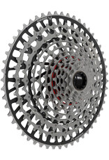 SRAM SRAM XX Eagle T-Type XS-1297 Cassette - 12-Speed, 10-52t, For XD Driver, Silver/Black