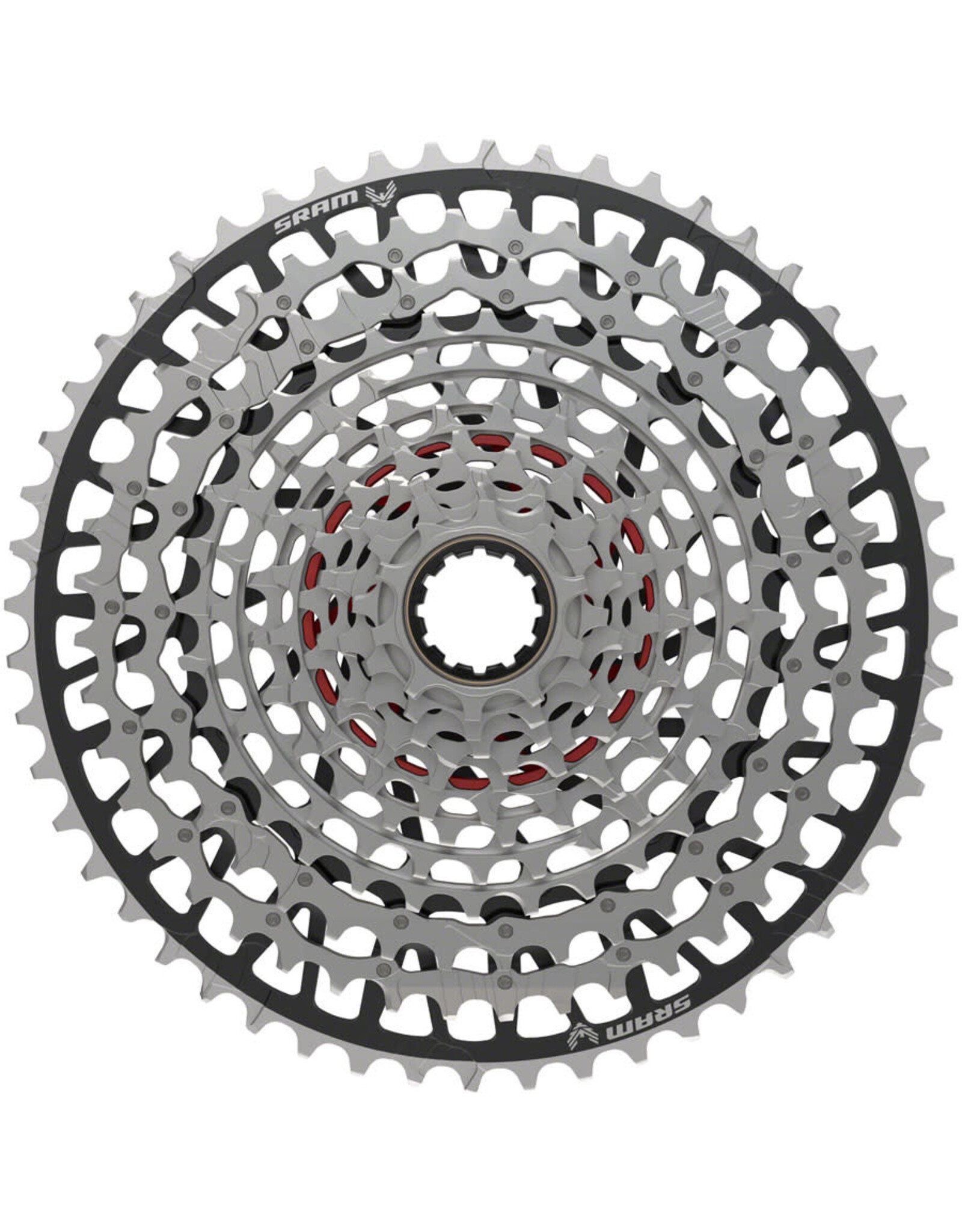 SRAM SRAM XX Eagle T-Type XS-1297 Cassette - 12-Speed, 10-52t, For XD Driver, Silver/Black