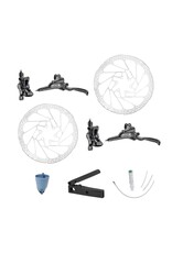 TRP TRP Slate T4 6-Bolt Brake Kit - Includes RH & LH Brakes, (2) 203mm 6-Bolt Rotors, Cutting Tool, Bleed Kit, & Bleed Cup