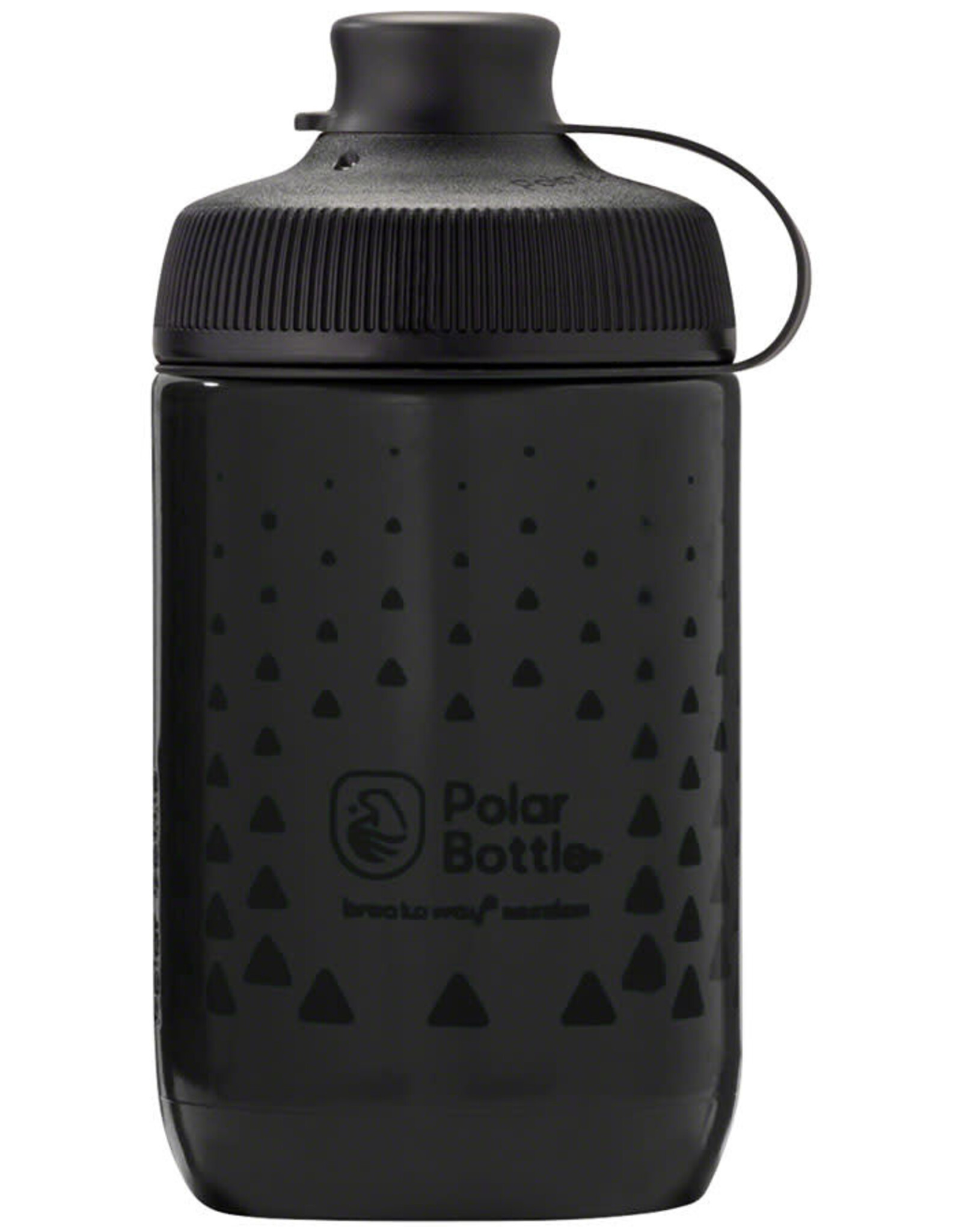 Polar Bottles Polar Bottles Session Muck Apex Water Bottle - Charcoal/Black, 15oz