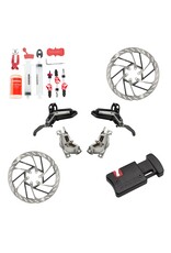 SRAM SRAM Code Ultimate Stealth Brake Kit - Includes RH & LH Brakes, (2) 200mm 6-Bolt Rotors, Hose Cutting Tool, & Bleed Kit