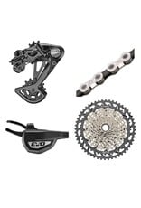 TRP TRP EVO 12 Drivetrain Kit - 12-Speed, Black/Silver (Derailleur, Cassette, Shifter, & Chain)