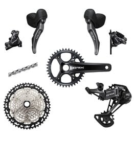 Shimano Shimano GRX RX820 Unstoppable 10-51t Drivetrain Kit - Includes: Shifters, Brakes, Crankset, Rear Derailleur, Cassette, and Chain