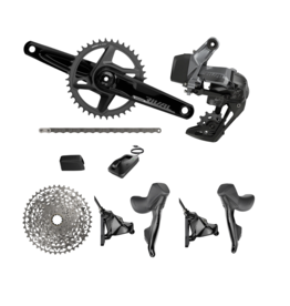 SRAM SRAM Rival AXS 44t Drivetrain Kit - Includes; Shifter/Brake Combo Set, Crankset (170), Rear Derailleur, Cassette, Chain, Battery, & Charger