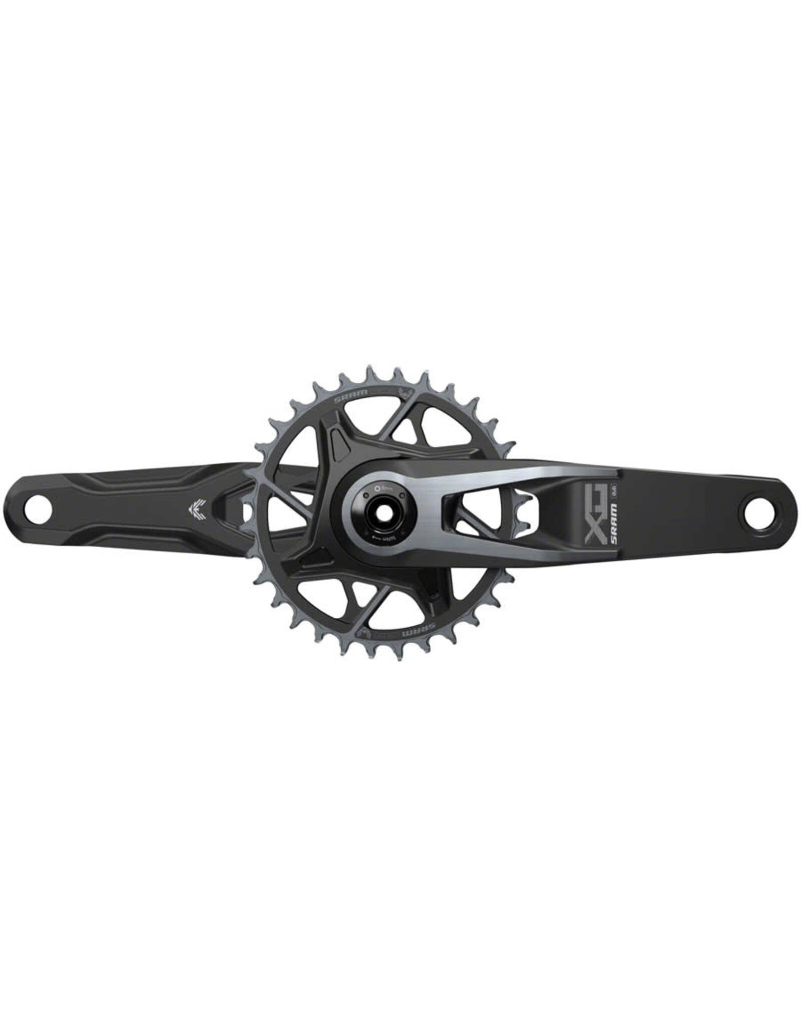 SRAM SRAM X0 Eagle T-Type Wide Crankset - 170mm, 12-Speed, 32t Chainring, Direct Mount, 2-Guards, DUB Spindle Interface, Black