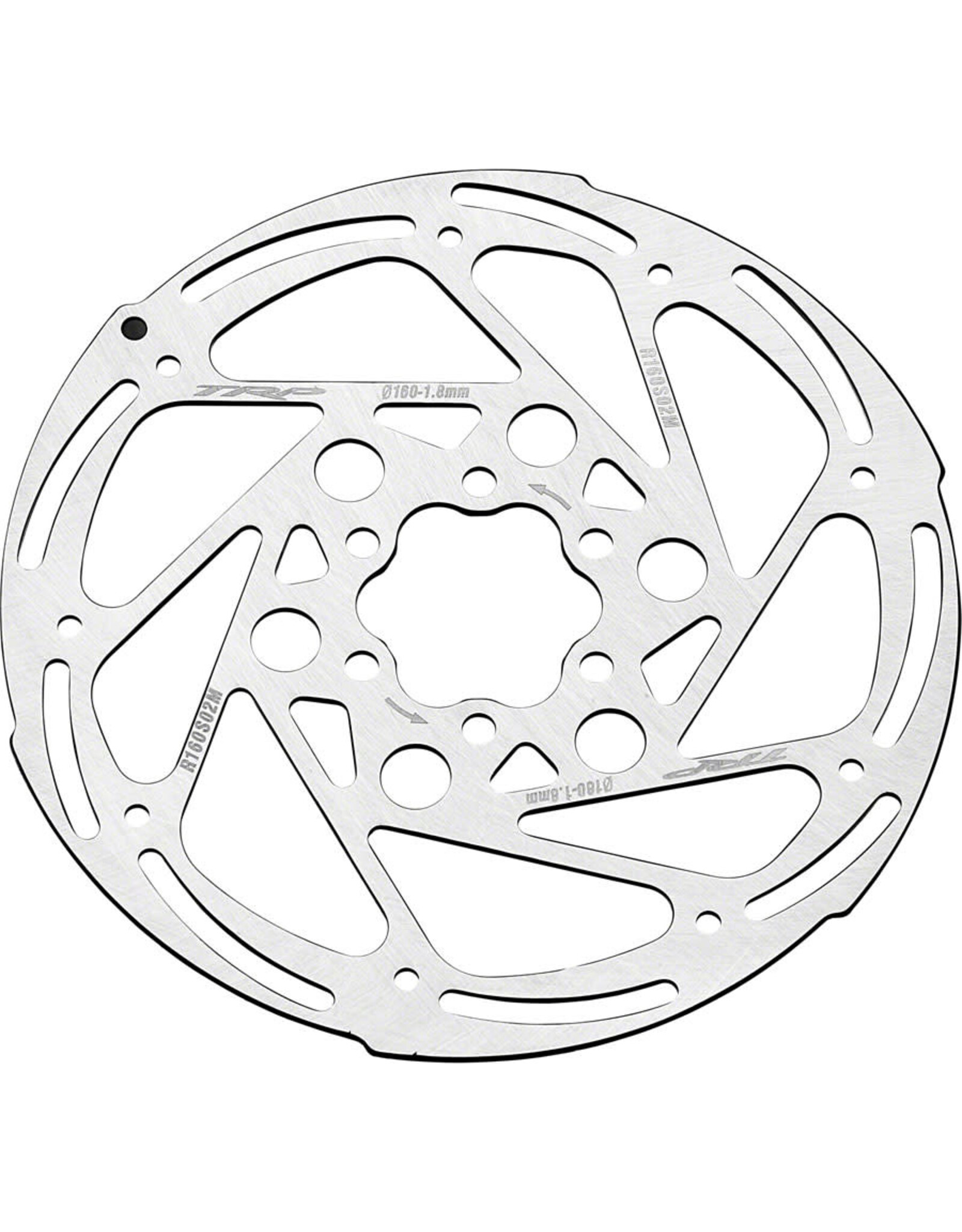 TRP TRP R2 Disc Rotor - 160mm, 6-Bolt, 1.8mm, Silver