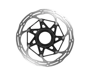 C: SRAM CenterLine X 2-Piece Rotor Centerlock - Black Rounded