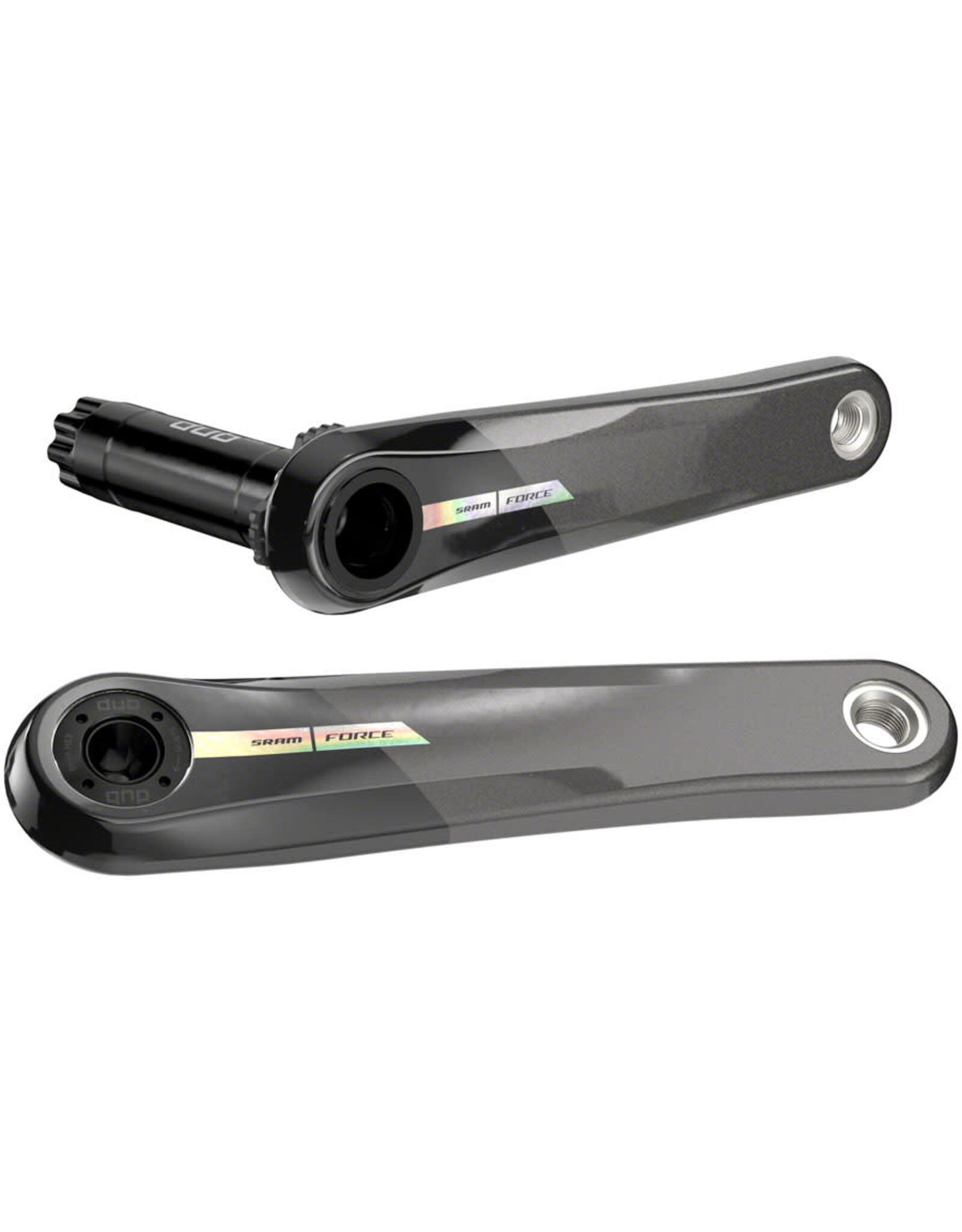 SRAM SRAM Force Wide Crank Arm Assembly - 170mm, 12-Speed, 8-Bolt Direct Mount, DUB Spindle Interface, Iridescent Gray, D2