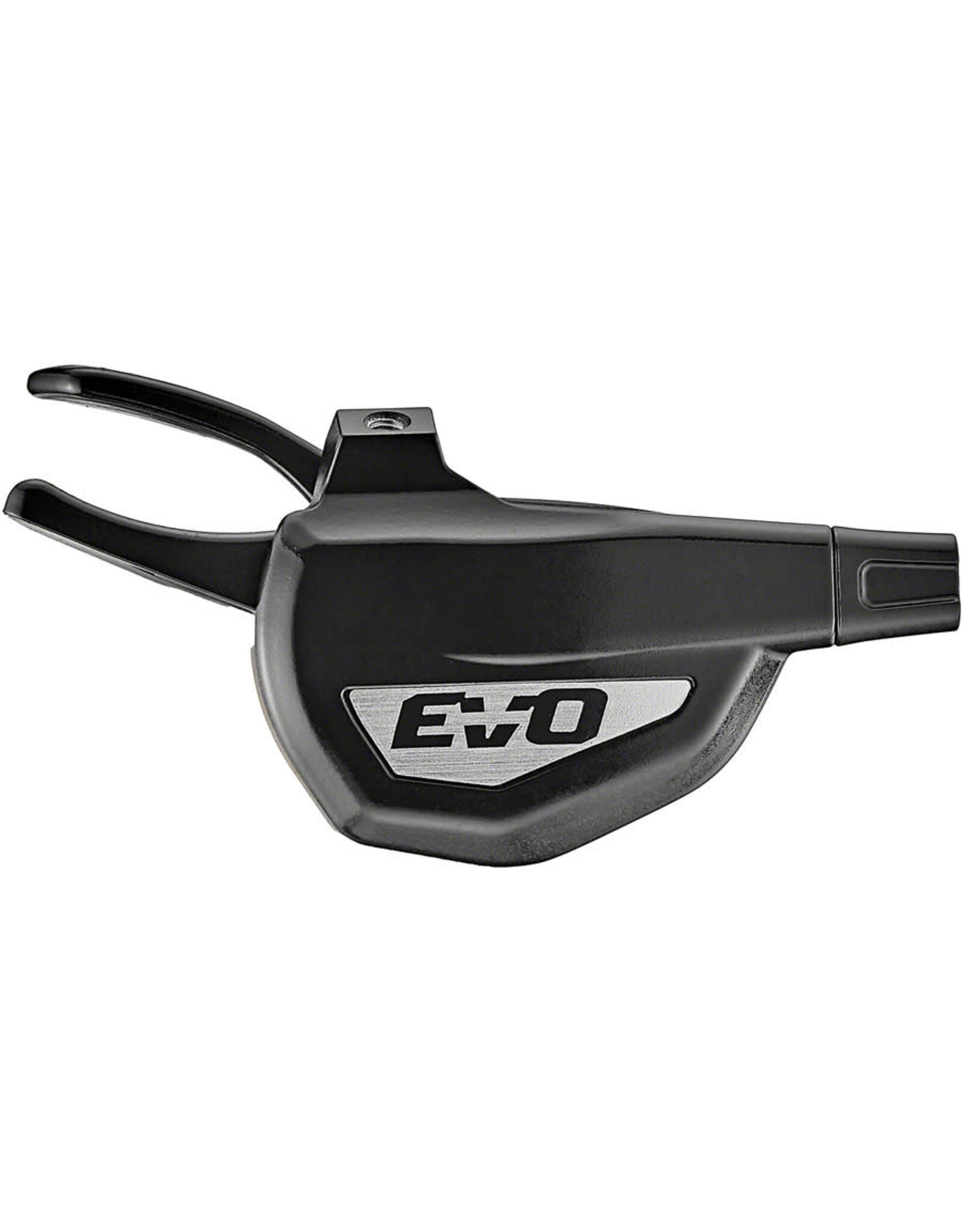 TRP TRP EVO 12 Shifter - Rear, 12-Speed, With Discrete Clamp, MatchMaker Compatible, 2400mm Shift Cable, Black/Silver
