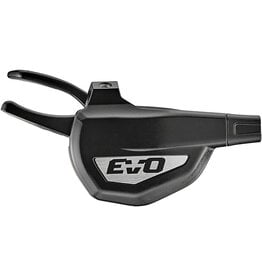 TRP TRP EVO 12 Shifter - Rear, 12-Speed, With Discrete Clamp, MatchMaker Compatible, 2400mm Shift Cable, Black/Silver