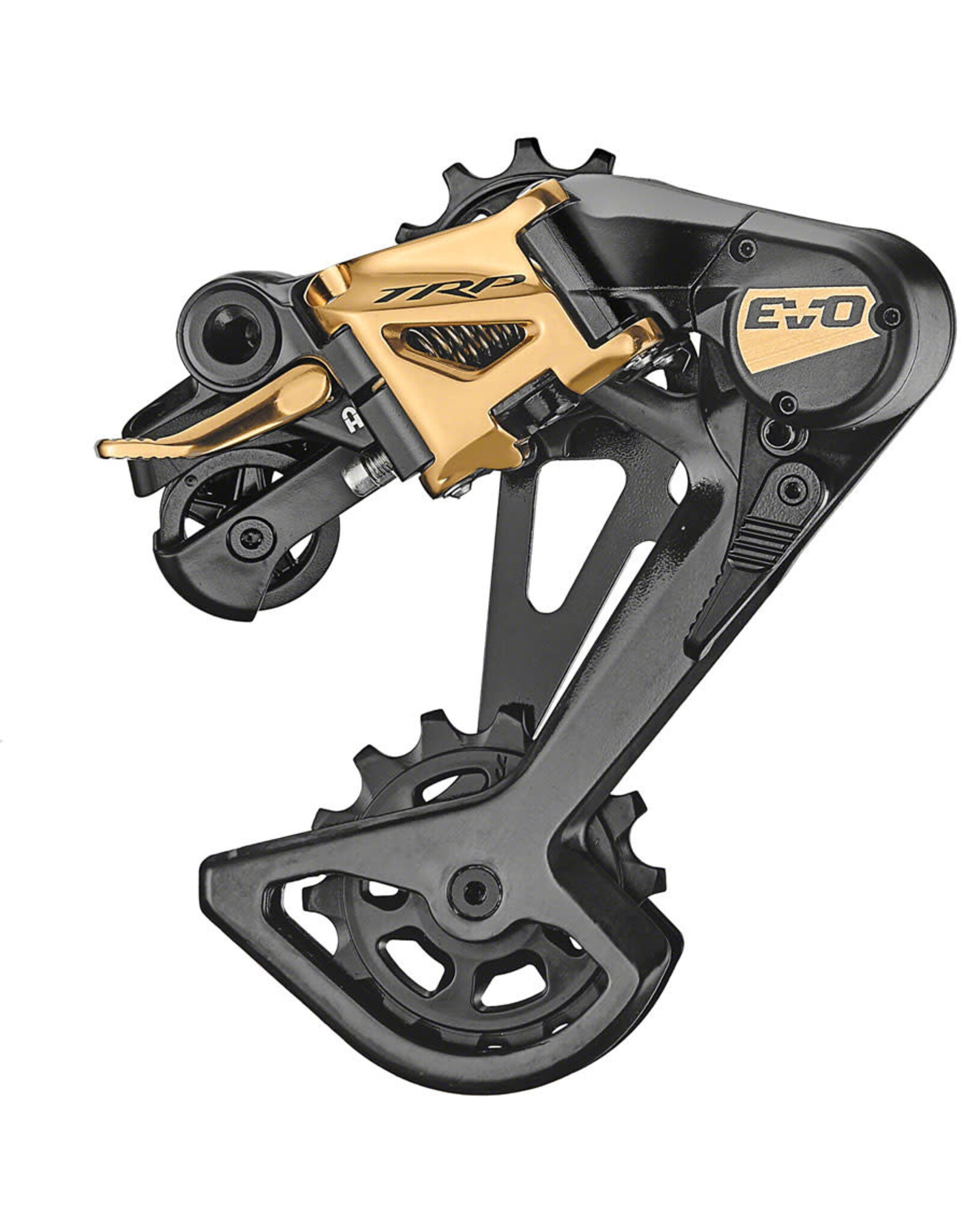 TRP TRP EVO 12 Rear Derailleur - 12-Speed, Long Cage, 52t Max, Clutched, Carbon Outer Cage, Black/Gold