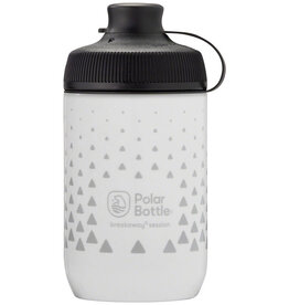 Polar Bottles Polar Bottles Session Muck Apex Water Bottle - White/Charcoal, 15oz