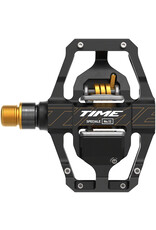 Time Time Speciale 12 Pedals - Dual Sided Clipless with Platform, Aluminum, 9/16", Black/Gold, B1
