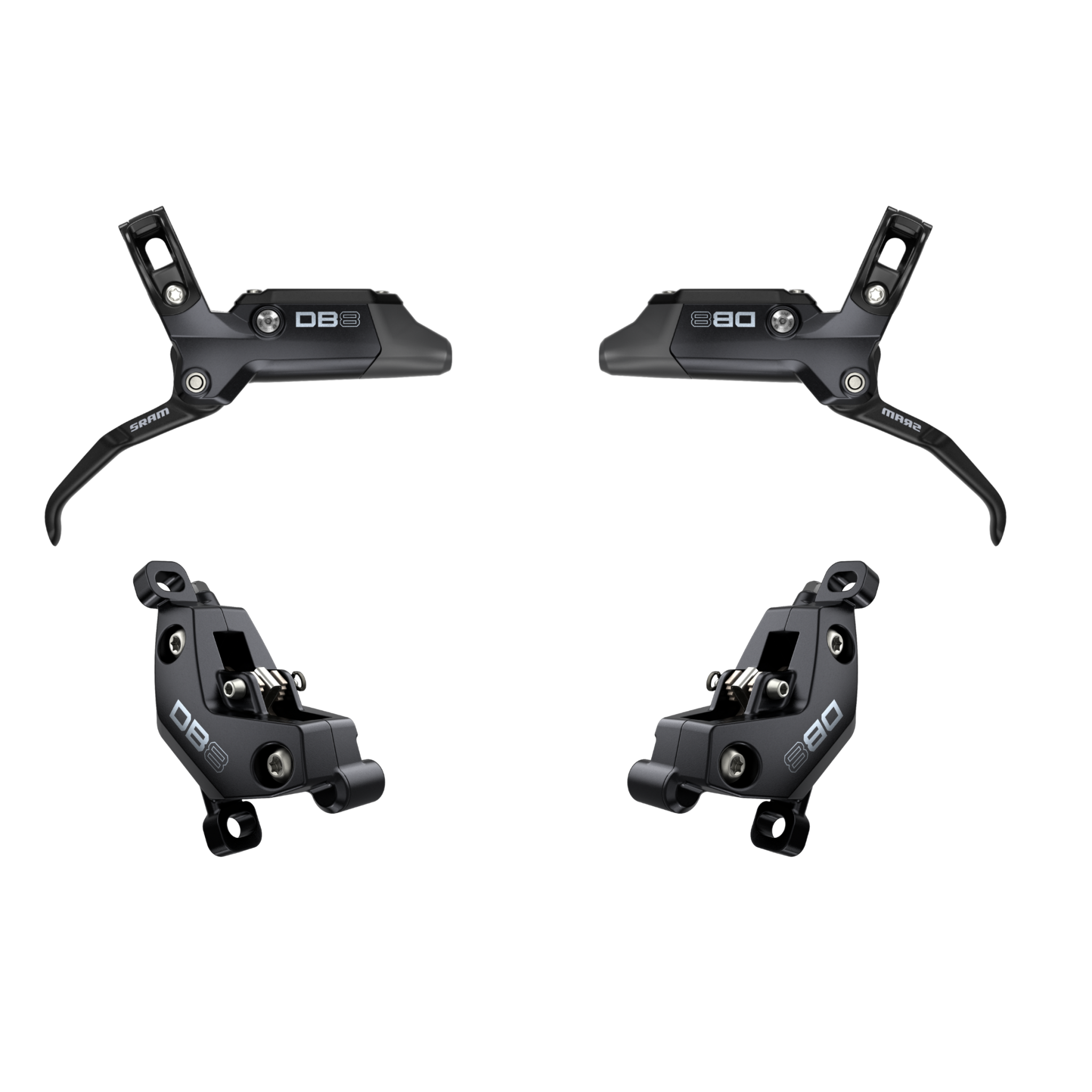 SRAM DB8 Hydraulic Disc Brake Set - Front and Rear SRAM DB8 Hydraulic Disc Brake Set - Front and Rear