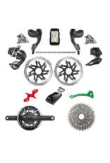 SRAM 2024 Limited Edition SRAM RED AXS Cooler Launch Kit - AXS 2x Groupset w Hammerhead Karoo; RED AXS Power Meter Crankset - 172.5mm, 2x 12-Speed, 48/35t; RED XG-1290 Cassette 10-30t, E1