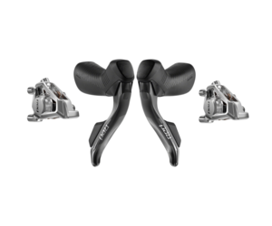 SRAM RED eTap AXS HRD Shift Brake Lever and Hydraulic Disc Caliper Set Two Hoosiers Cyclery LLC