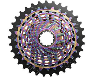 SRAM RED XG-1290 Cassette - 12-Speed, For XDR Driver Body, Rainbow
