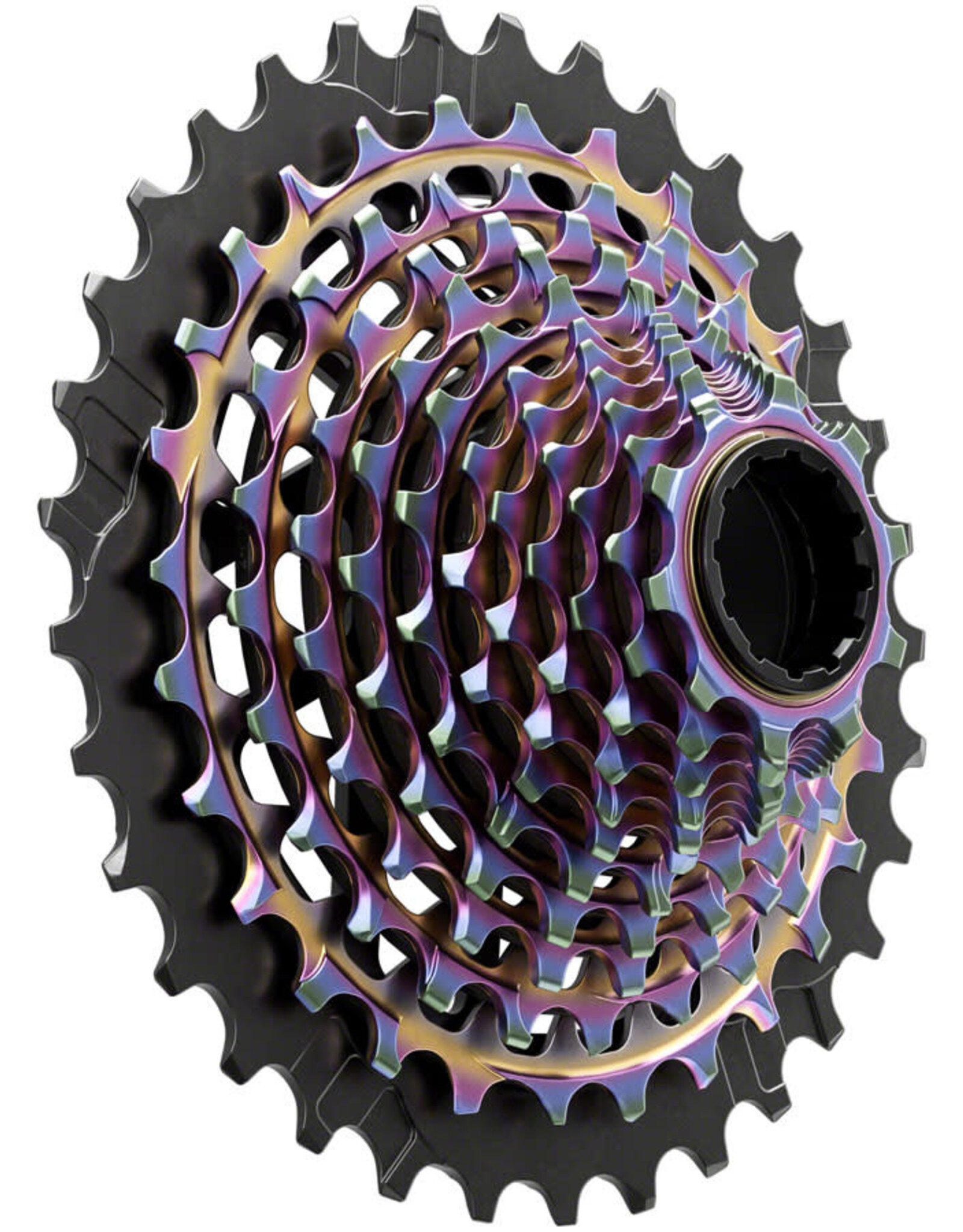 SRAM SRAM RED XG-1290 Cassette - 12-Speed, For XDR Driver Body, Rainbow, E1