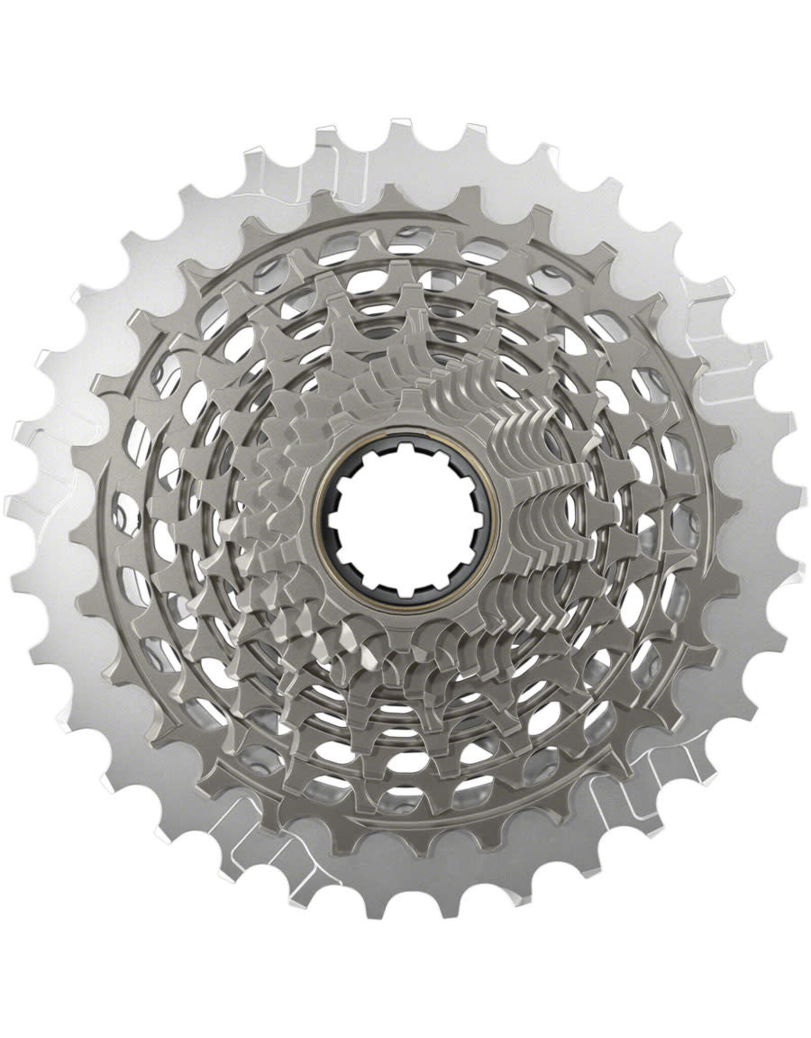 SRAM SRAM RED XG-1290 Cassette - 12-Speed, For XDR Driver Body, Silver, E1